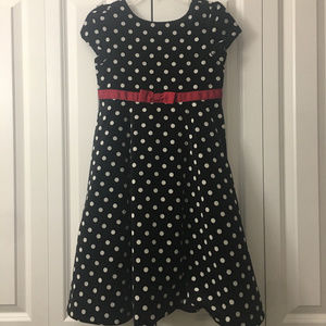 Girls Velvety Party Dress